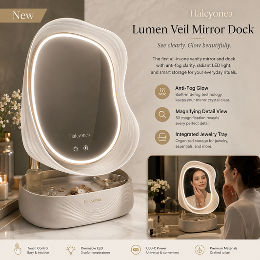 Halcyonea™ Lumen Veil Mirror Dock