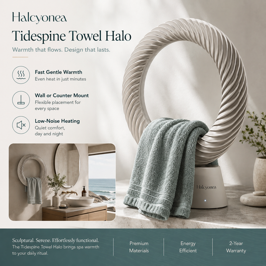 Halcyonea™ Tidespine Sculpted Towel Halo